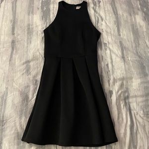 abercrombie kids L(14) black pleated dress